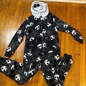 Disney Black and White Nightmare Before Christmas Onesie